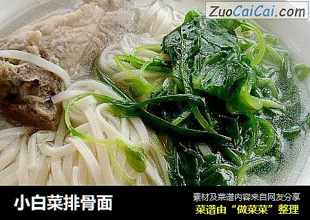 小白菜排骨面