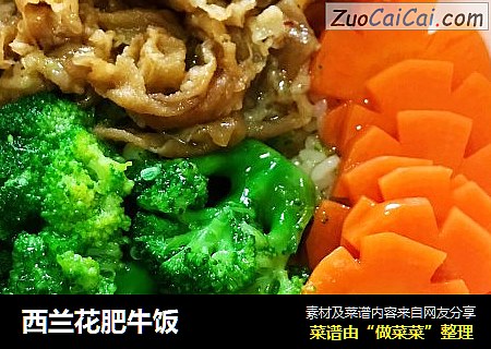 西兰花肥牛饭