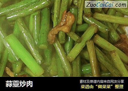 蒜薹炒肉
