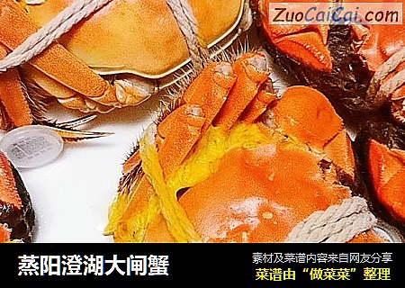 蒸阳澄湖大闸蟹