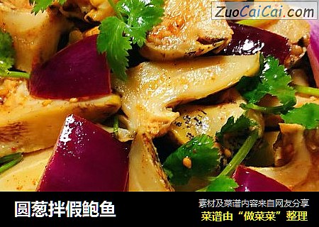 圆葱拌假鲍鱼
