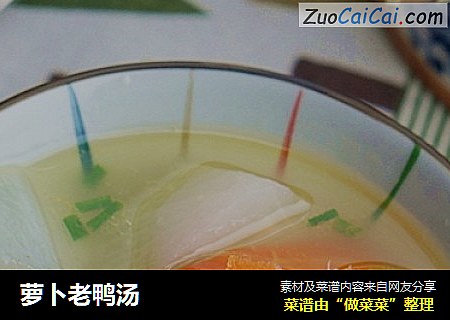 萝卜老鸭汤