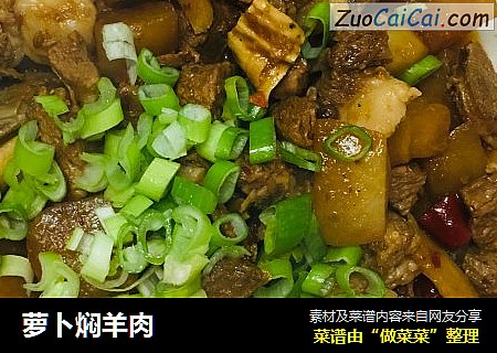 萝卜焖羊肉