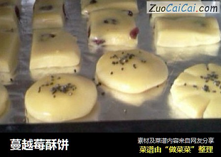 蔓越莓酥饼