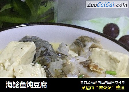 海鲶鱼炖豆腐