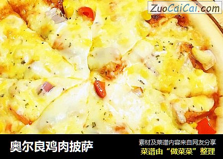 奥尔良鸡肉披萨