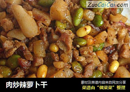 肉炒辣萝卜干