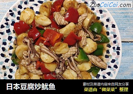 日本豆腐炒鱿鱼