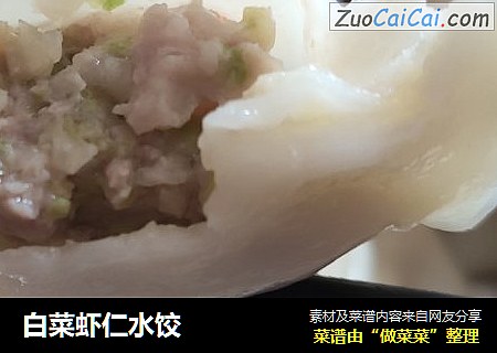 白菜虾仁水饺