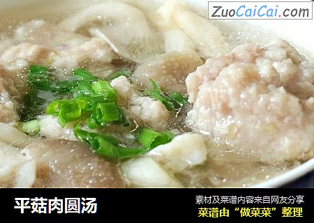 平菇肉圆汤