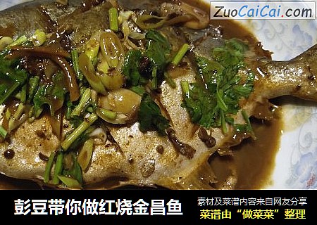 彭豆带你做红烧金昌鱼