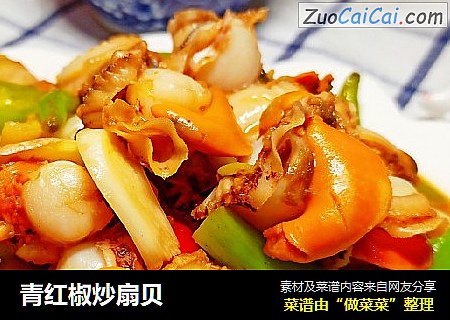 青红椒炒扇贝