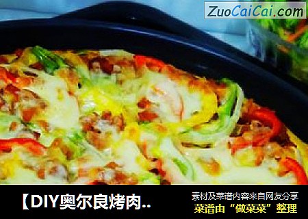 【DIY奥尔良烤肉披萨】我的第一个---奥尔良烤鸡披萨