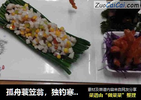 孤舟蓑笠翁，独钓寒江雪