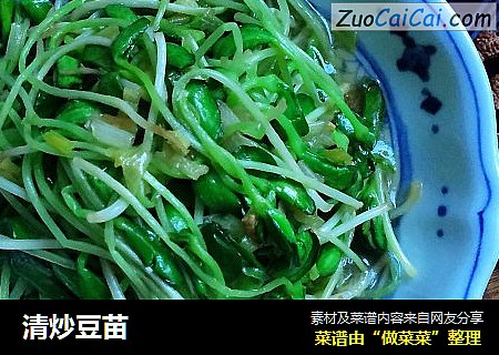 清炒豆苗