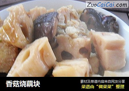 香菇烧藕块