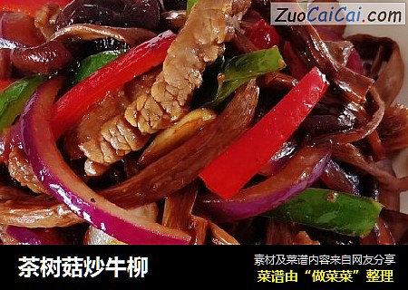 茶树菇炒牛柳