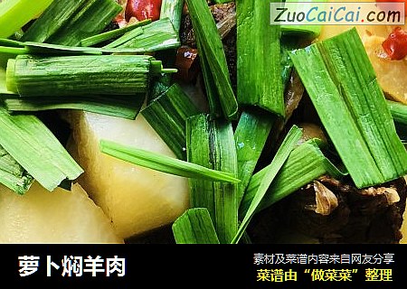 萝卜焖羊肉