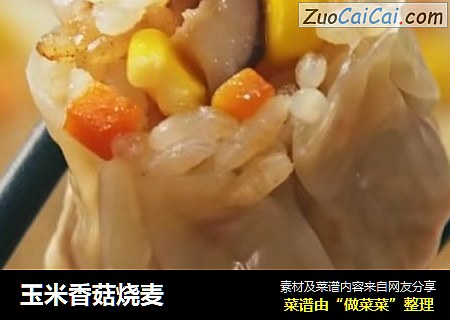 玉米香菇烧麦