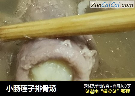 小肠莲子排骨汤