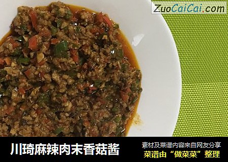川琦麻辣肉末香菇酱