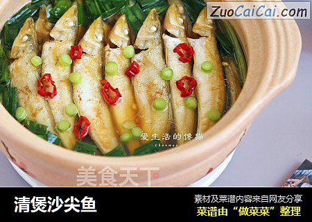 清煲沙尖鱼
