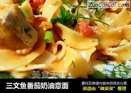 三文鱼番茄奶油意面