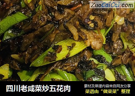 四川老咸菜炒五花肉