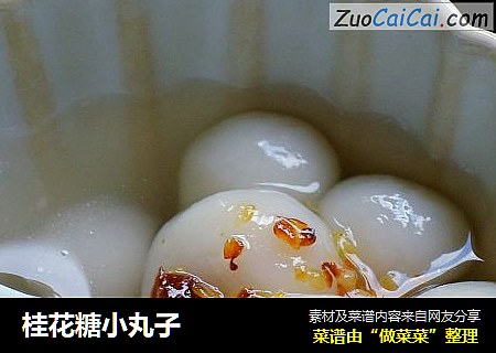 桂花糖小丸子