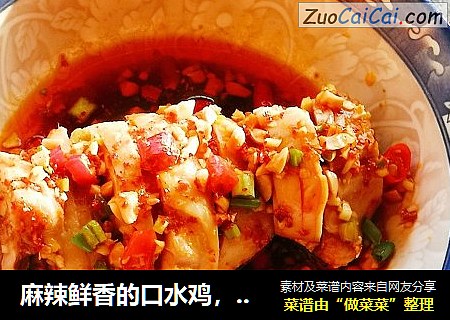 麻辣鲜香的口水鸡，好吃又过瘾