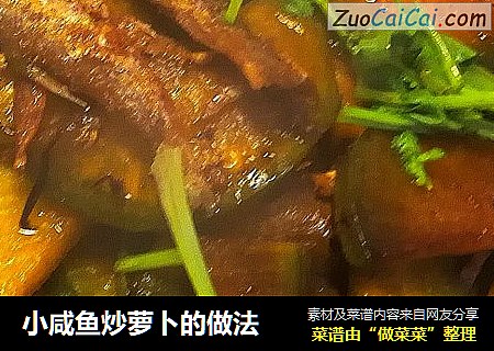小咸鱼炒萝卜