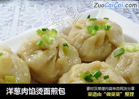 洋葱肉馅烫面煎包