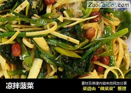 凉拌菠菜