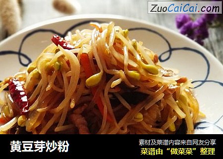 黄豆芽炒粉