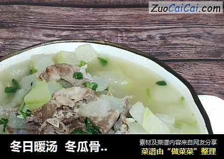 冬日暖汤  冬瓜骨头汤