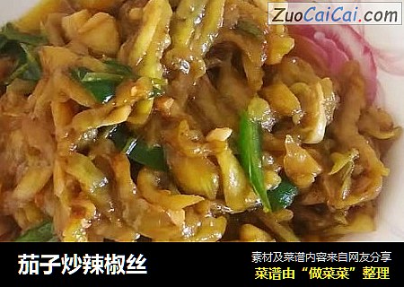 茄子炒辣椒丝