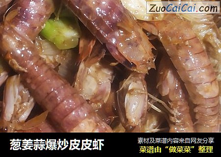 葱姜蒜爆炒皮皮虾