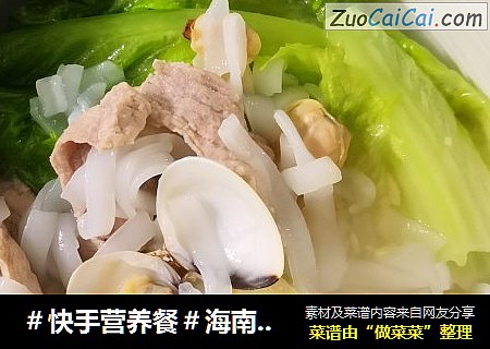 ＃快手营养餐＃海南粉汤