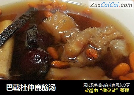 巴戟杜仲鹿筋汤