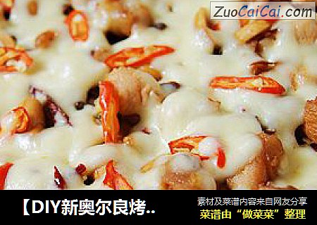 【DIY新奥尔良烤肉披萨】：中国味---麻辣鸡丁披萨