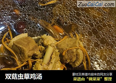 双菇虫草鸡汤