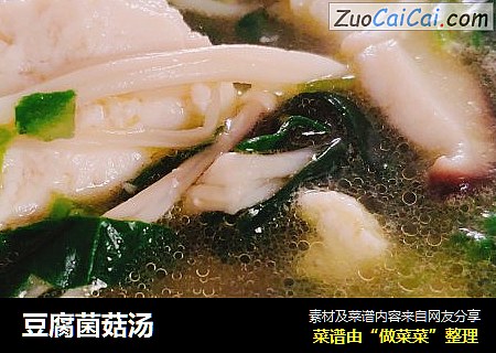 豆腐菌菇汤