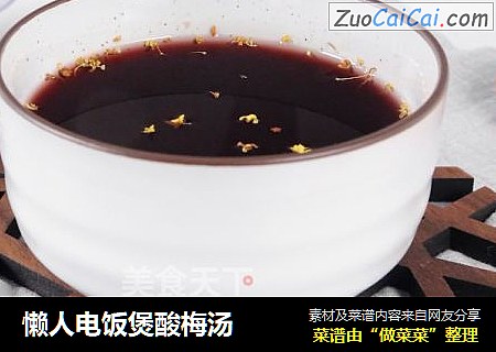 懒人电饭煲酸梅汤