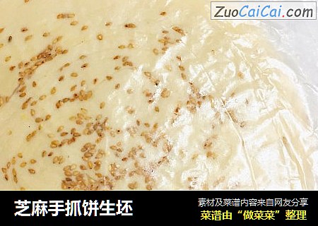 芝麻手抓饼生坯