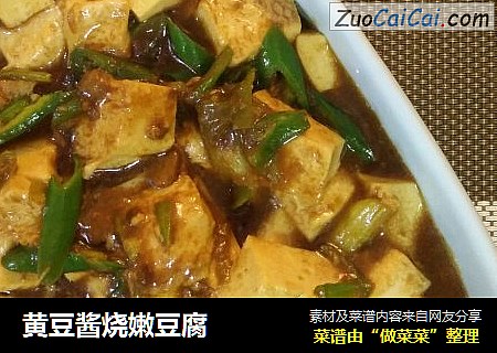 黄豆酱烧嫩豆腐