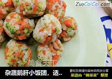 杂蔬鹅肝小饭团，适合12个月宝贝生鲜【小鹿优鲜】