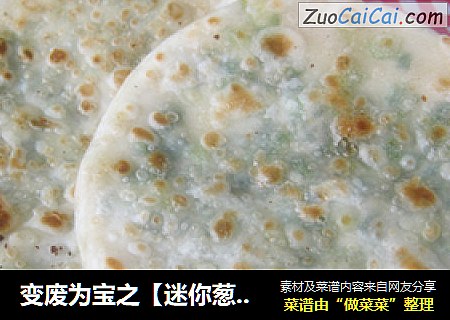 变废为宝之【迷你葱油饼】