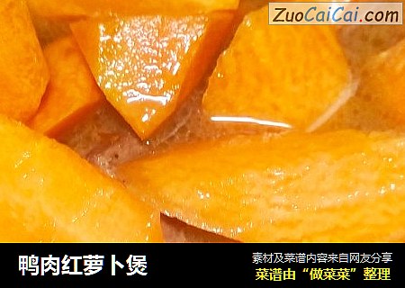 鸭肉红萝卜煲