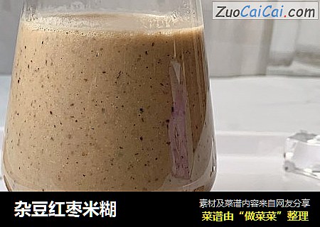杂豆红枣米糊
