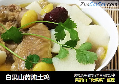 白果山药炖土鸡